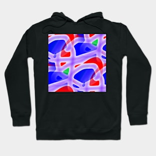 Purple, blue and red Hoodie